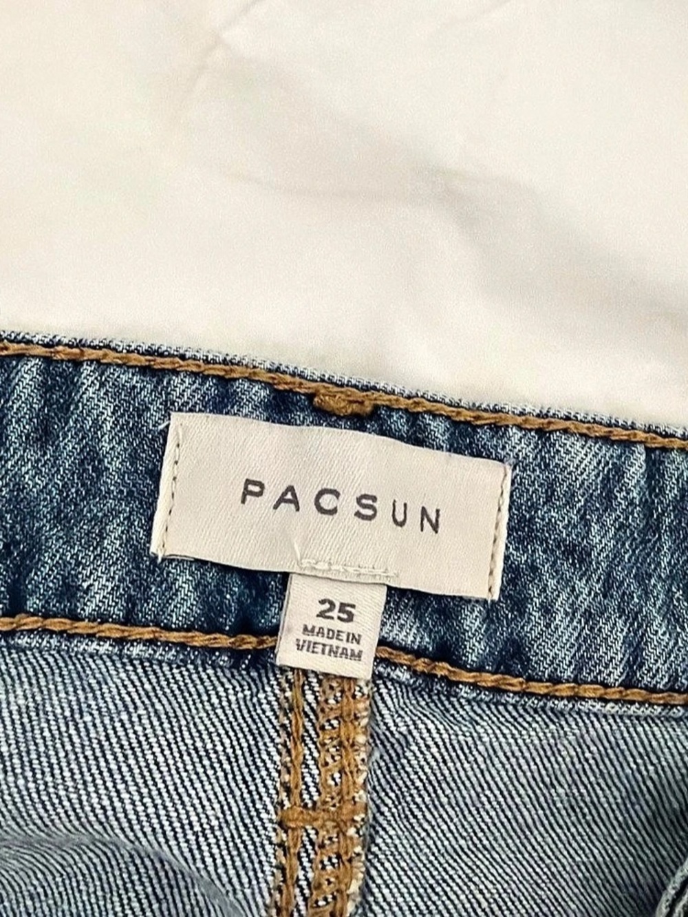 Pacsun Denim Jean Skirt Waist 25 Like New - Picture 4 of 4